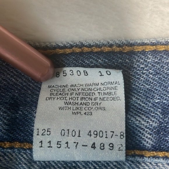 VINTAGE LEVI 517 bootcut jeans - sz 27 / 9 jr - Picture 4 of 11